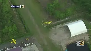 Crop Duster Makes Rough Landing At Rake Pond Road In Pemberton