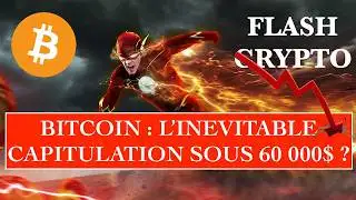 CRYPTO Flash⚡️ BITCOIN: Hold on tight, major capitulation underway 📉 Full analysis 💡