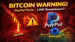 “CRYPTO RED ALERT: Bitcoin Crash Incoming? PayPal Meltdown & Chainlink at Critical Support!”