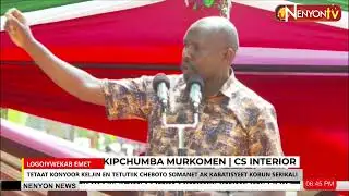 CS MURKOMEN ASSURES KERIO RESIDENTS OF AN END TO BANDITRY