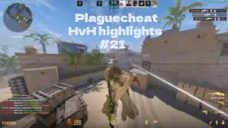 #cs2 PLAGUECHEAT.CC HvH Highlights #21