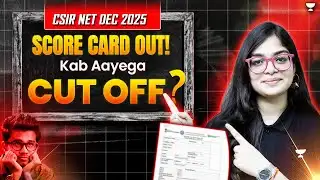 CSIR NET Dec 2025 Score Card Out | CSIR NET Score Card Out | Lekhanshu Singh