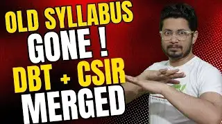 CSIR NET syllabus changed from December 2026 | New updated exam pattern | CSIR and DBT exam merged