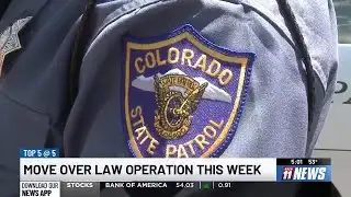 CSP to conduct Move Over Enforcement Operation