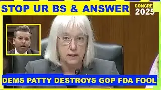 CUT UR CRAP & ANSWER MY Q! PATTY MURRAY WRECKS GOPS FDA CLOWN