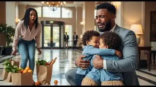 Cute Twins Ran to a Stranger and Screamed — "Mommy, We Found Daddy!"