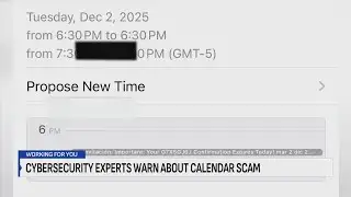 Cybersecurity experts warn of calendar scam