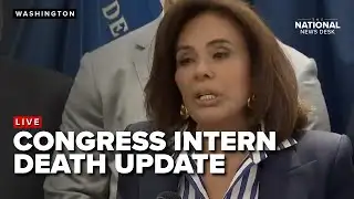D.C. update on murdered congressional intern