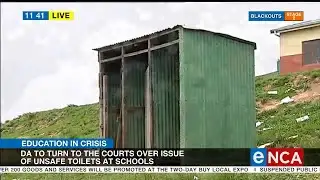 DA action to eradicate pit toilets at schools