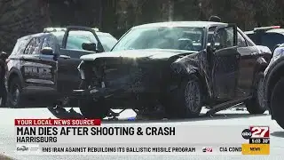 DA: Man dead after shooting, crash in Harrisburg