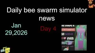 Daily bee swarm simulator news (DAY 4)