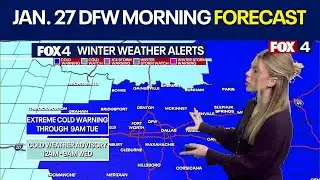 Dallas weather: Jan. 27 morning forecast