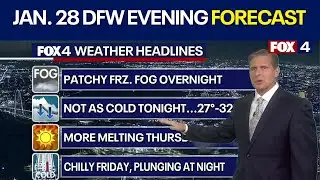Dallas weather: Jan. 28 evening forecast