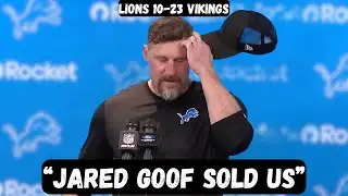 Dan Campbell BLASTS Jared Goff after playoff exit - Postgame Press Conference - Lions vs Vikings