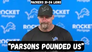 Dan Campbell Postgame Press Conference - Packers vs Lions 