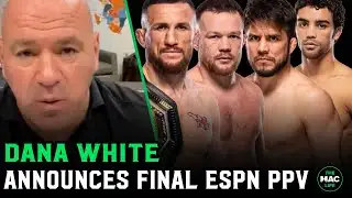 Dana White announces FINAL ESPN PPV for December