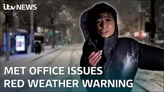 Danger-to-life red warning issued by the Met office as thousands left without power