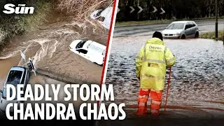 Danger to life warning as Storm Chandra causes widespread disruption in Britain
