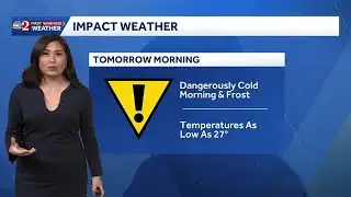 Dangerous cold expected overnight in Central Florida and into Tuesday before a warmup