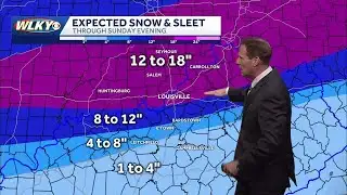 Dangerous winter storm impacting Kentucky, Indiana this weekend