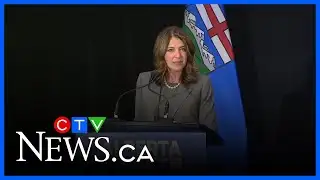 Danielle Smith faces hecklers at Alberta Next panel meeting in Edmonton