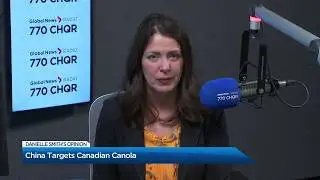 Danielle Smith on China suspending Canadian canola