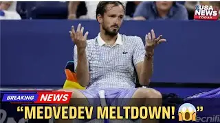 Daniil Medvedev EXPLODES at U.S. Open! 😱 Clash with Umpire & Wild NYC Crowd। USA NEWS TODAY