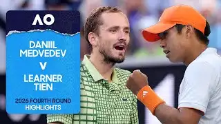 Daniil Medvedev v Learner Tien Highlights | Australian Open 2026 Fourth Round