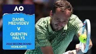 Daniil Medvedev v Quentin Halys Highlights | Australian Open 2026 Second Round