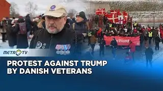 Danish Veterans Protest Trump in Copenhagen