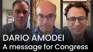 Dario Amodei’s message to Congress on AI