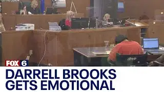 Darrell Brooks emotional after judge asks him a question | FOX6 News Milwaukee