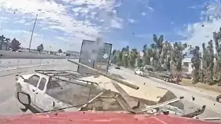 Dashcam video captures deadly crash on 10 Freeway in Ontario