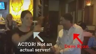 Dave Ryan caught "yelling" at a "server" (FULL PRANK VIDEO)