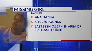 Davenport Police asks for help finding missing girl