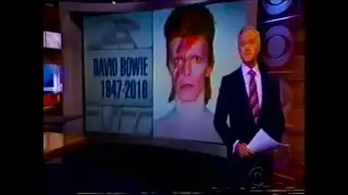 David Bowie Dies (1-11-16) CBS Evening News