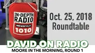David On Radio: NewsTalk1010 Roundtable (Oct.25, 2018)