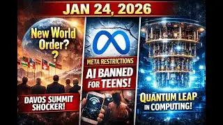 Davos "New World Order," Quantum Tech Goes Mainstream & Meta’s Global AI Ban | Jan 24, 2026