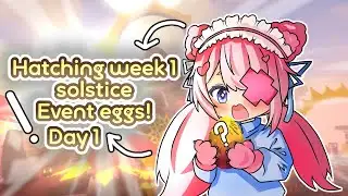 (DAY 1) Hatching 100+ SUN EGGS?! | Dragon Adventures 2025 Solstice Event