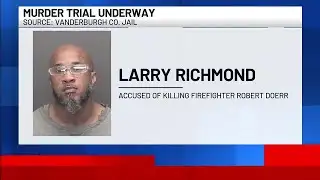 Day 1 of trial for man charged with murdering Evansville firefighter