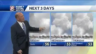 Days of gray, but a bit drier through midweek