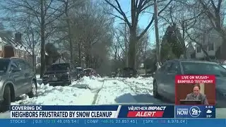 DC area residents frustrated with snow removal