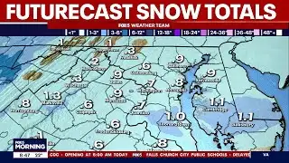DC snow forecast: Winter weather possible Tuesday into Wednesday