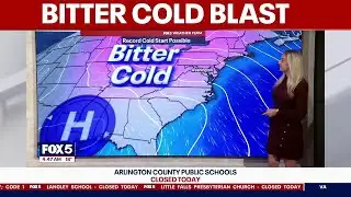 DC weather: Bitter cold settles in after massive snowstorm