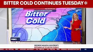 DC weather: Bitter cold temperatures continue across DMV