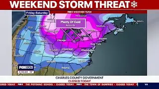 DC weather: Weekend storm threat targets DMV