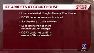 DCSO confirms ICE arrests four people at Douglas County Courthouse