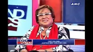 De Lima: I am 80% sure of running in 2016