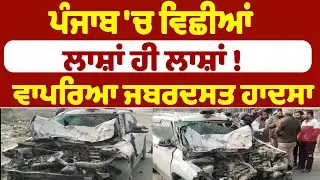 Dead bodies lying in Punjab! A terrible accident has occurred.