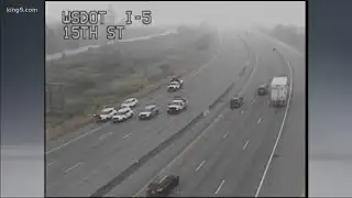 Deadly crash closes southbound Interstate 5 in Everett